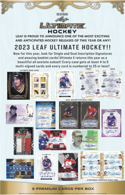 2023 Leaf Ultimate Hobby Hockey, Box