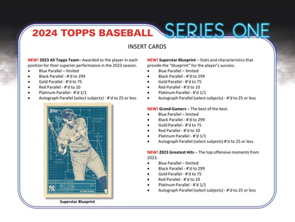 2024 Topps Series 1 Baseball Hobby, Pack