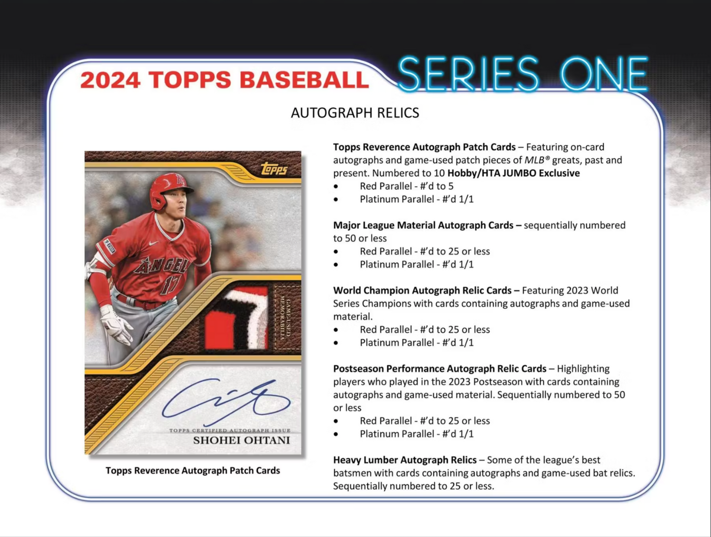 2024 Topps Series 1 Baseball Jumbo, Pack