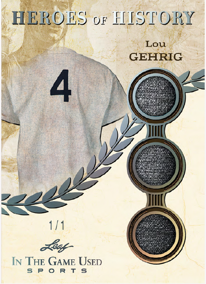 2025 Leaf In The Game Used Multi-Sport Hobby, 10 Box Case