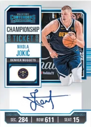 2023-24 Panini Contenders Basketball Hobby, Pack