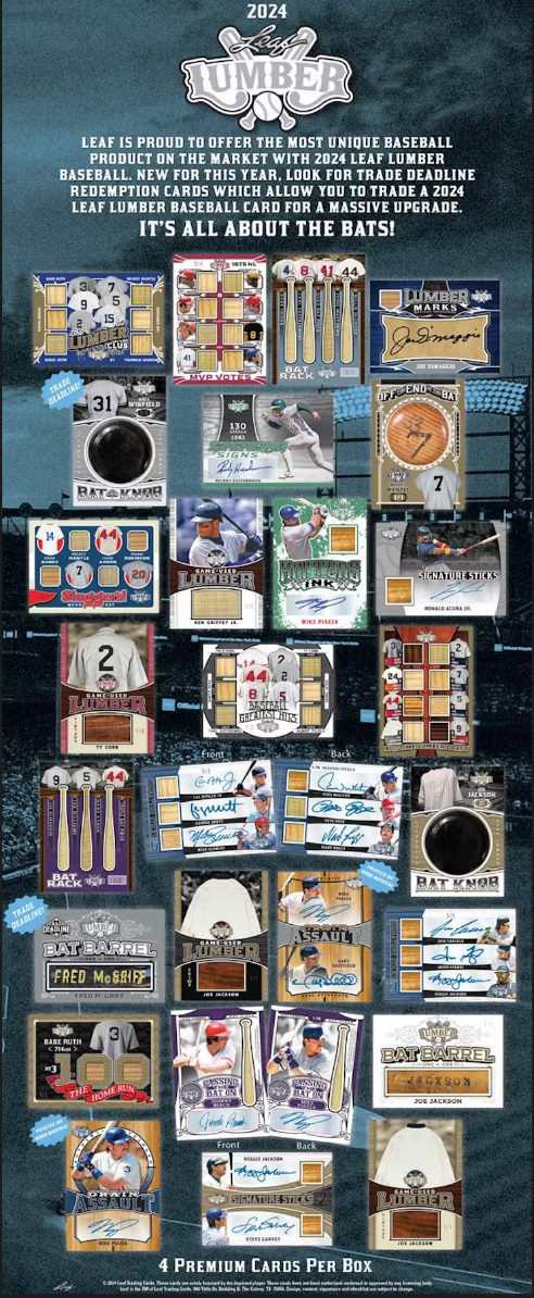 2024 Leaf Lumber Baseball Hobby, Box
