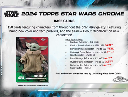 2024 Topps Star Wars Chrome, Blaster Box