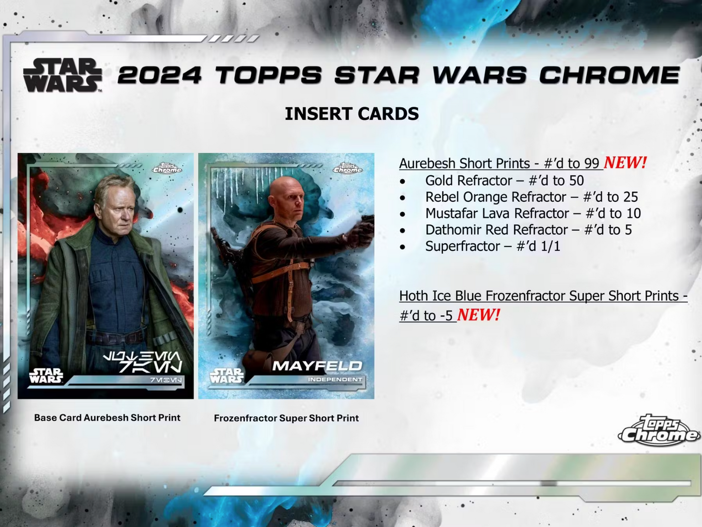 2024 Topps Star Wars Chrome Hobby, Pack