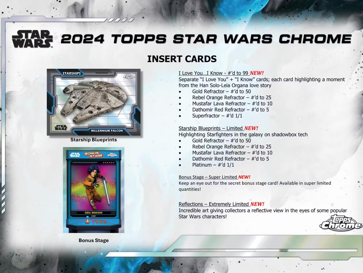 2024 Topps Star Wars Chrome Hobby, Pack
