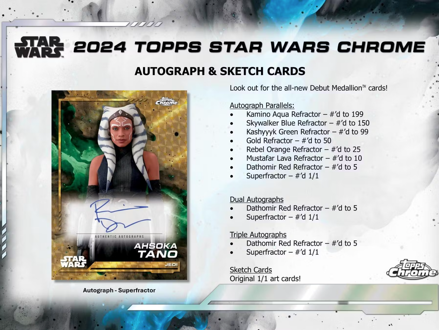 2024 Topps Star Wars Chrome, Blaster Box
