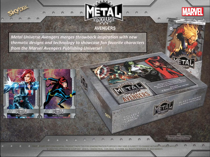 2024 Marvel Avengers Metal Universe, 12 Hobby Box Case