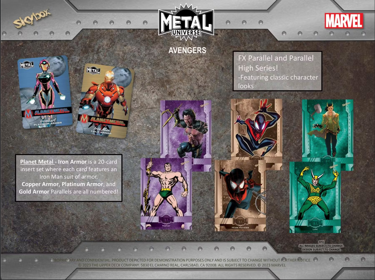 2024 Marvel Avengers Metal Universe, Hobby Box