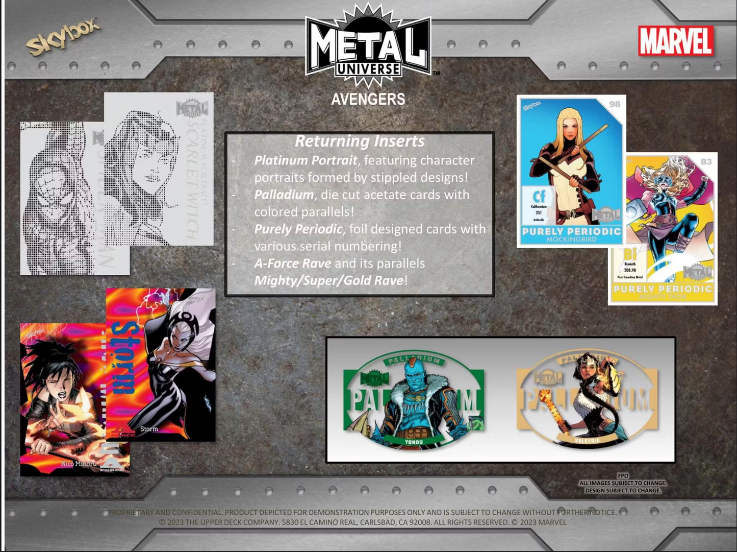 2024 Marvel Avengers Metal Universe, Hobby Pack