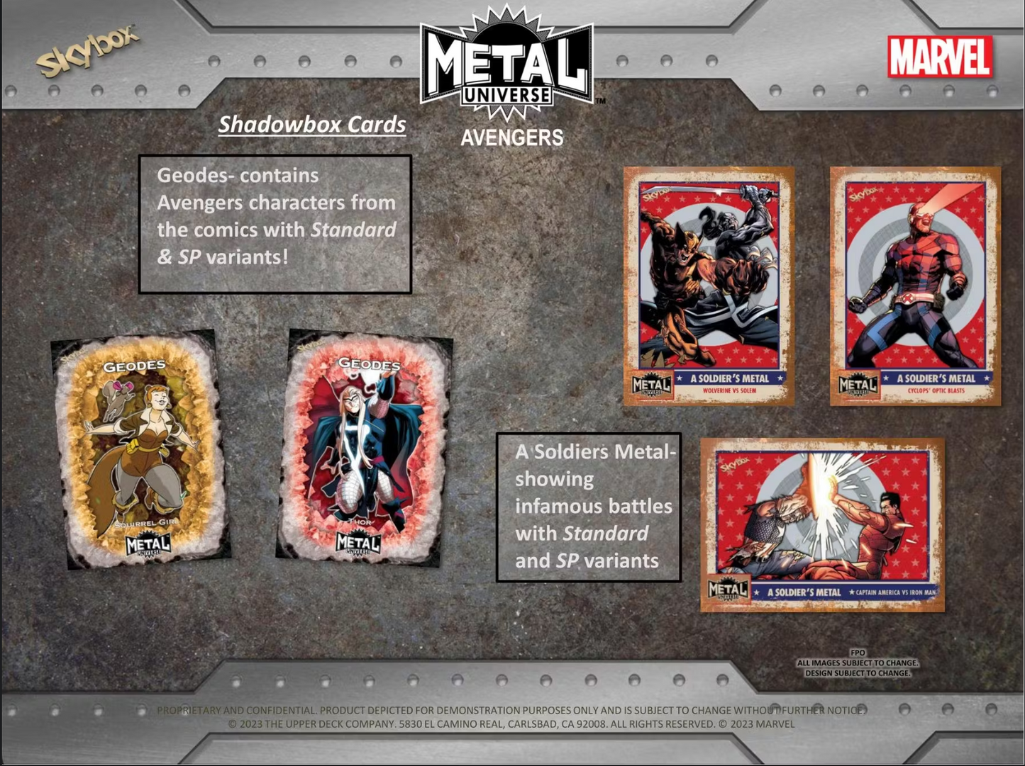 2024 Marvel Avengers Metal Universe, Hobby Box