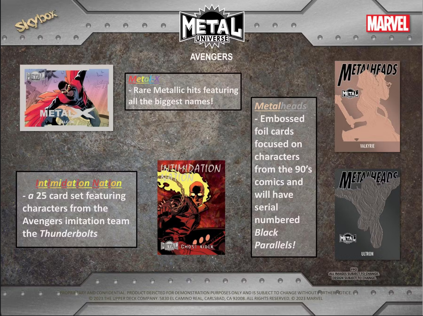 2024 Marvel Avengers Metal Universe, Hobby Pack