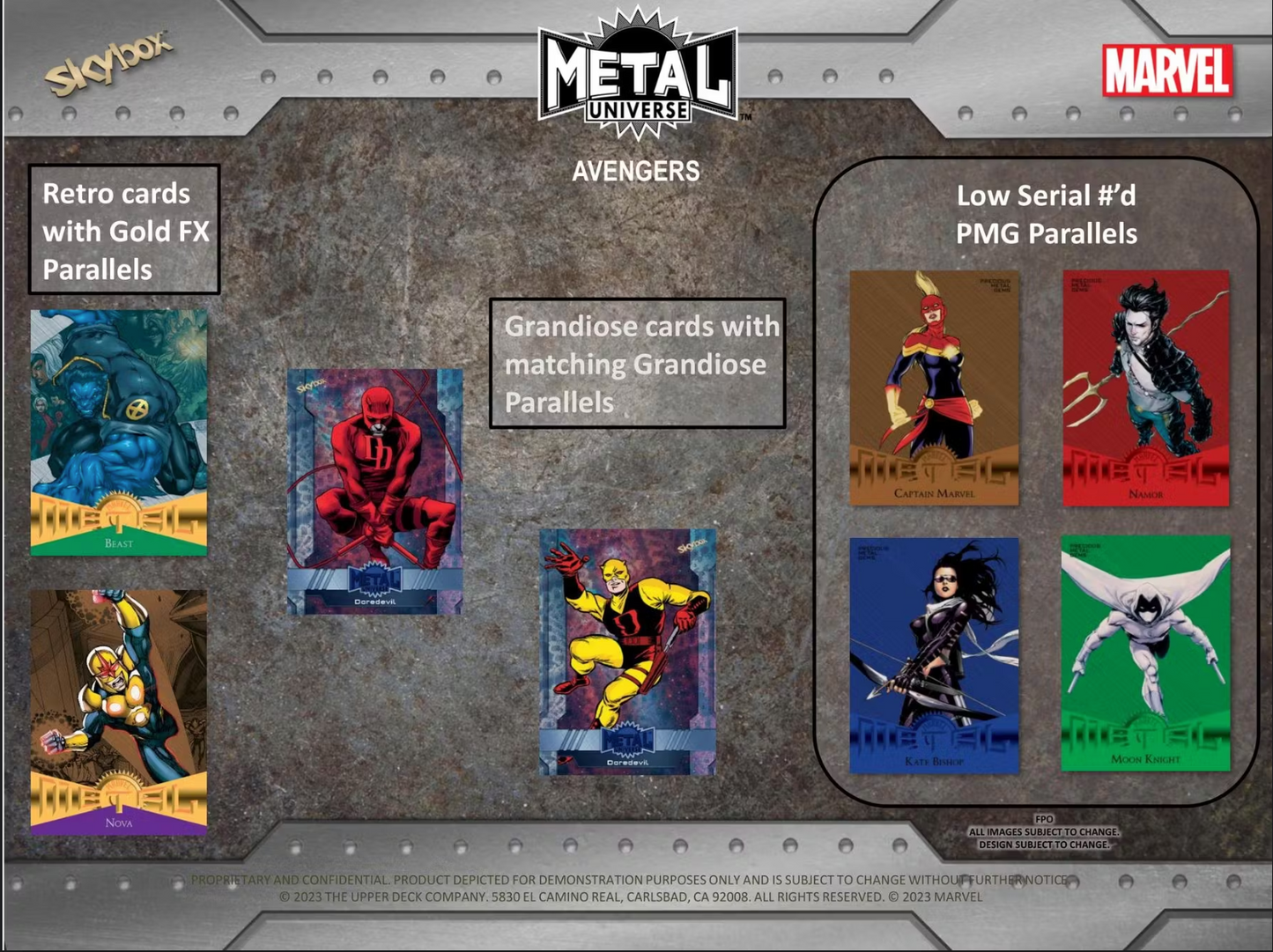 2024 Marvel Avengers Metal Universe, Hobby Box