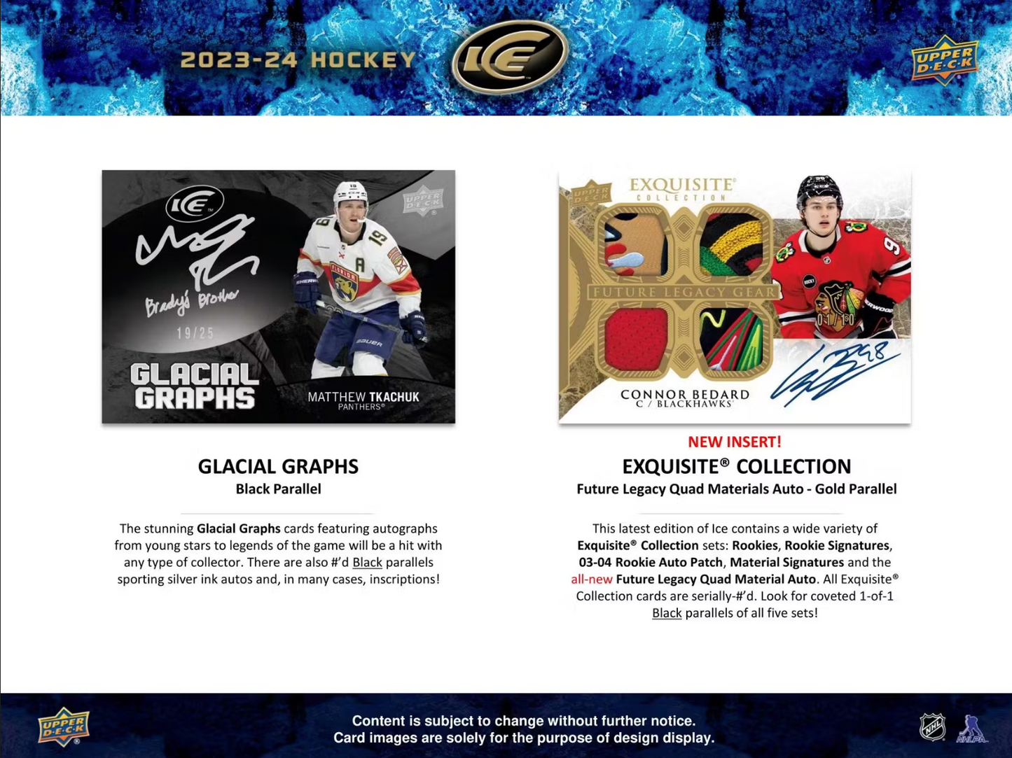 2023-24 Upper Deck Ice Hobby Hockey, 24 Box Master Case