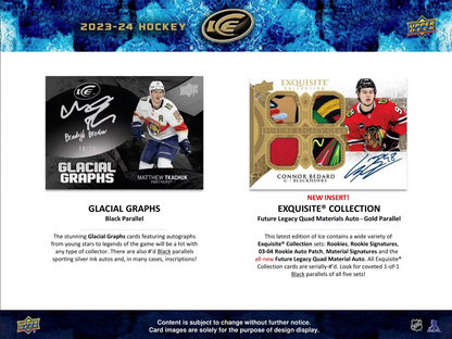 2023-24 Upper Deck Ice Hobby Hockey, 24 Box Master Case