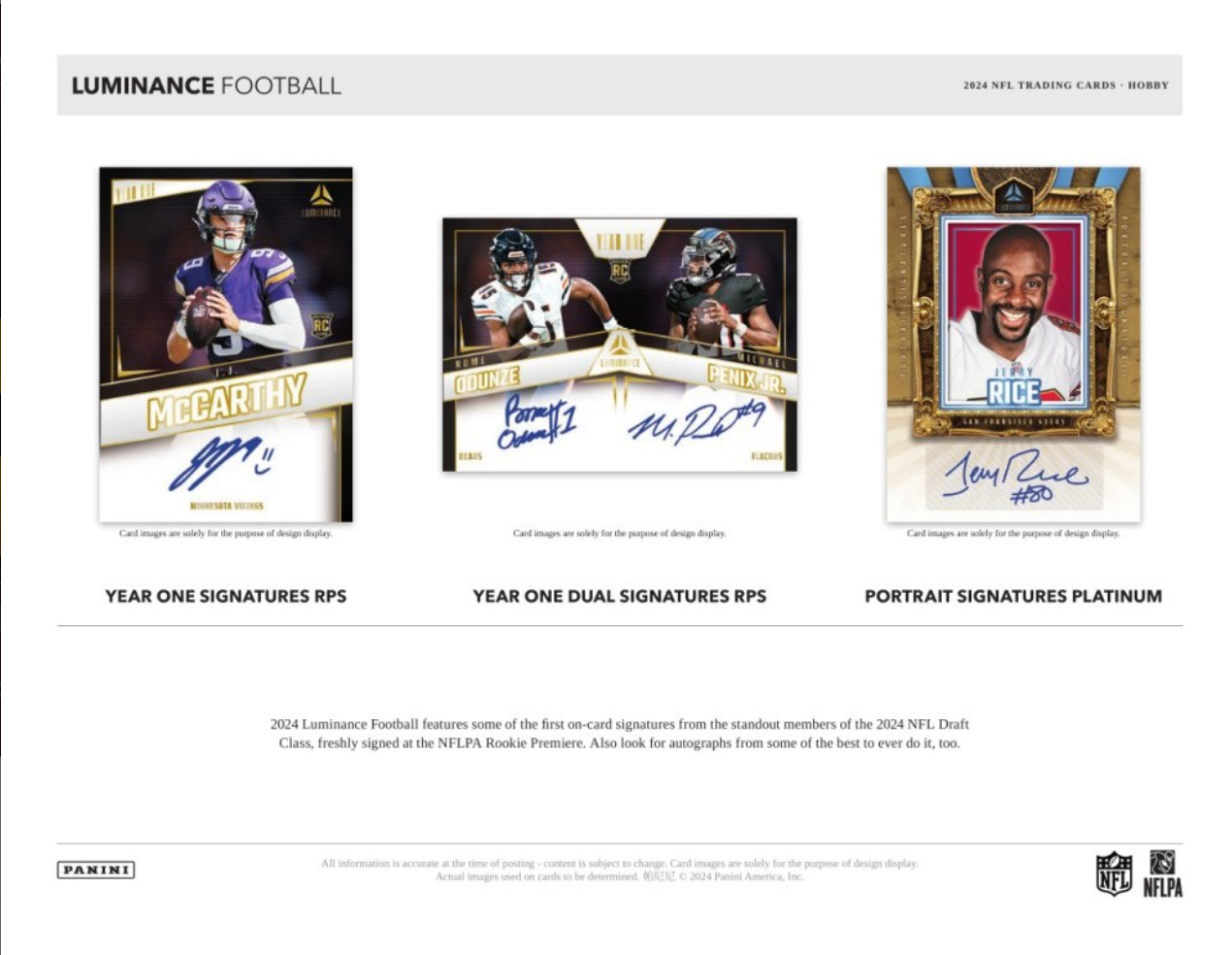 2024 Panini Luminance Football Hobby, Box