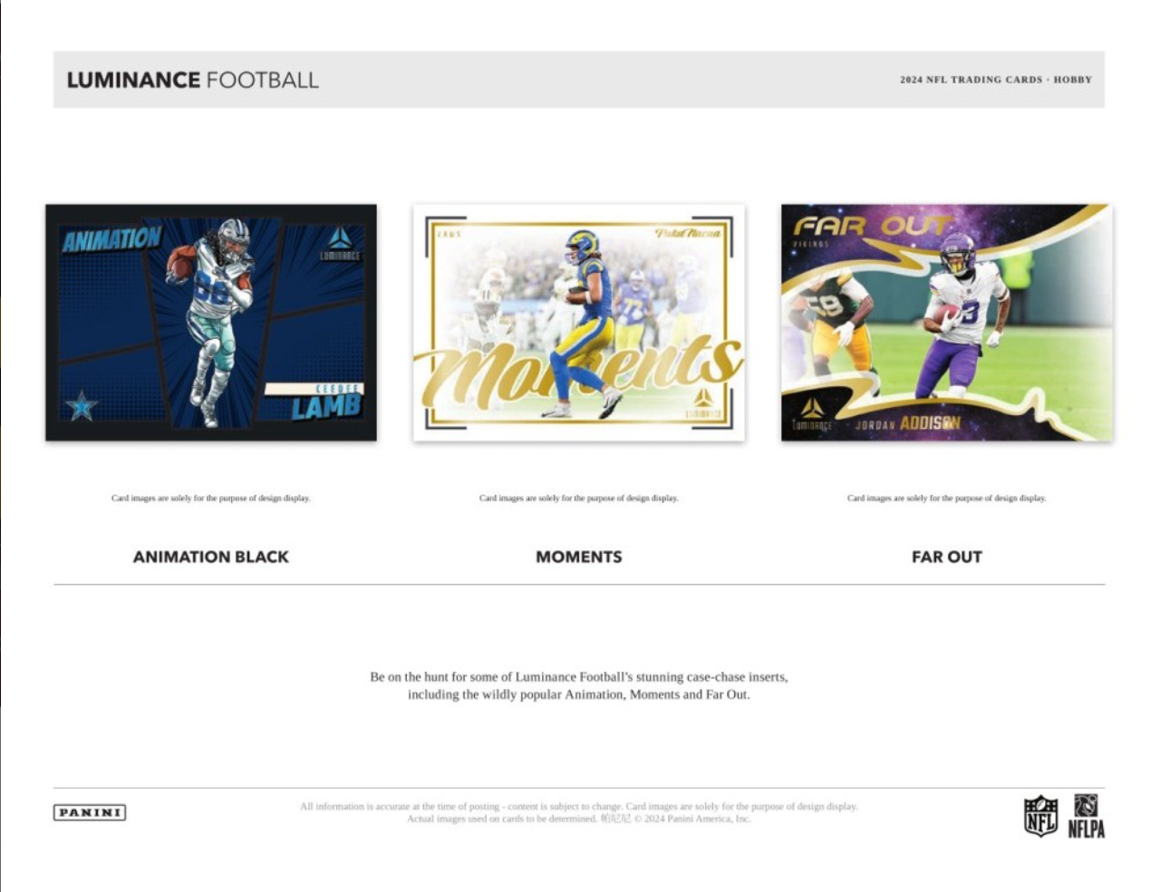 2024 Panini Luminance Football Hobby, Box