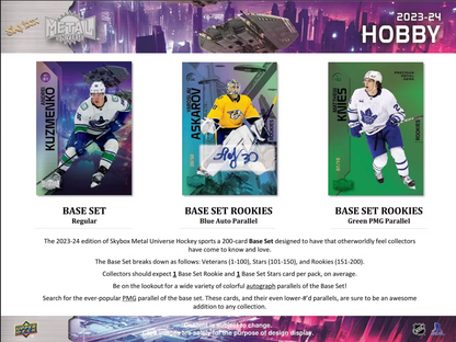 2023-24 Upper Deck Skybox Metal Universe Hockey Hobby, Box