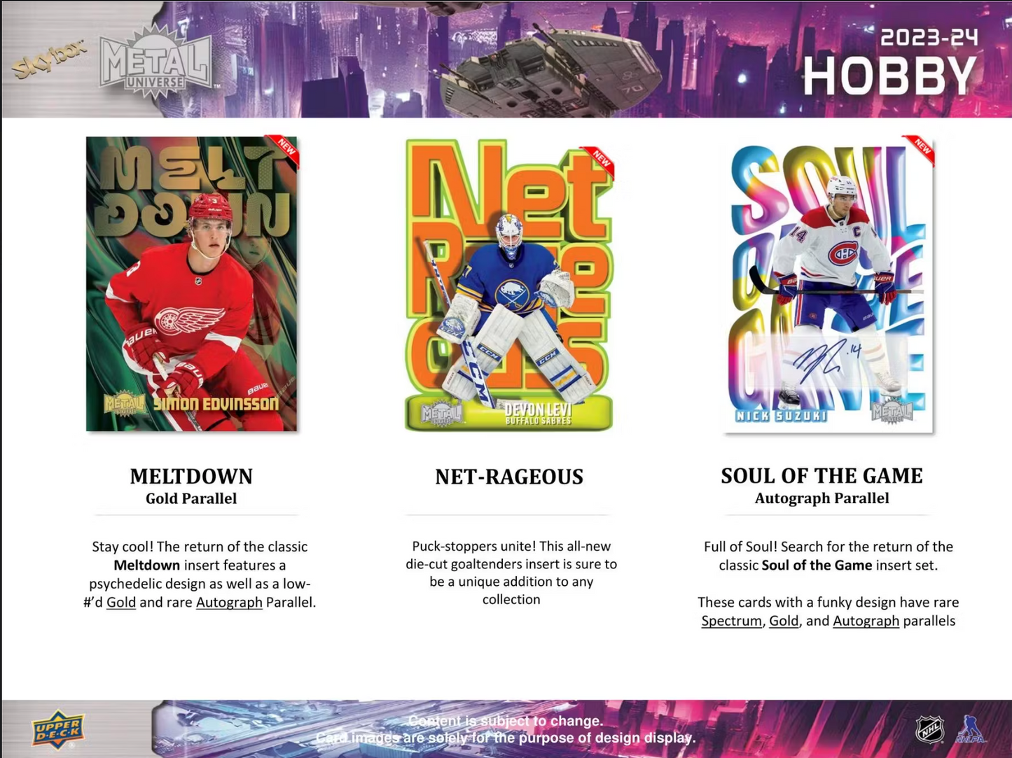 2023-24 Upper Deck Skybox Metal Universe Hockey Hobby, Box