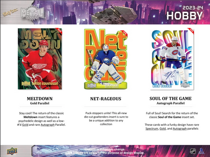 2023-24 Upper Deck Skybox Metal Universe Hockey Hobby, Pack