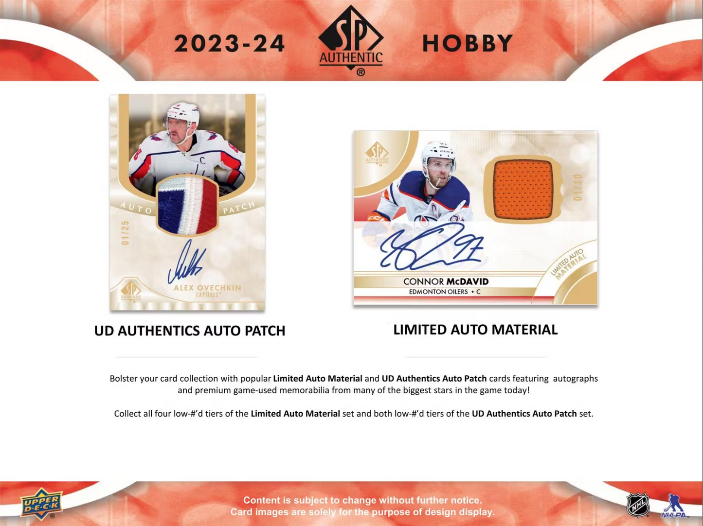 2023-24 Upper Deck SP Authentic Hockey Hobby, Box