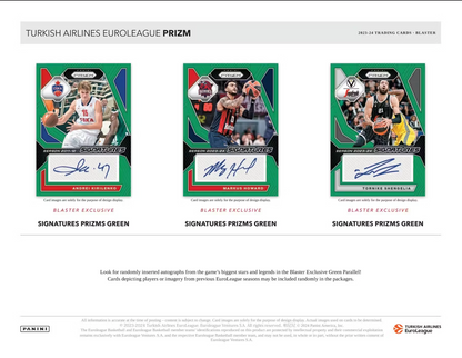 2023-24 Panini Prizm Turkish Airlines Euroleague Basketball, Blaster Box