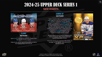 2024-25 Upper Deck Series 1 Hockey Hobby, Pack