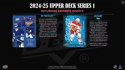 2024-25 Upper Deck Series 1 Hockey Hobby, Pack