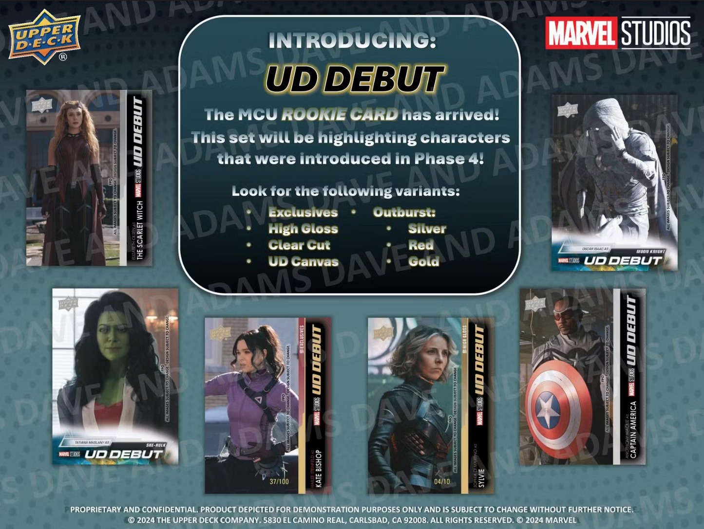 2024 Upper Deck Marvel Studios Series 1 - Disney+ Hobby, Pack