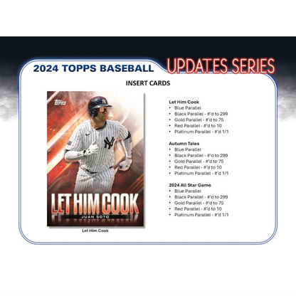 2024 Topps Update Series Baseball Blaster, 40 Box Case