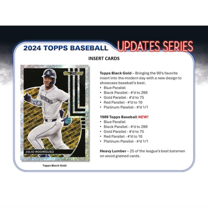 2024 Topps Update Series Baseball Blaster, 40 Box Case