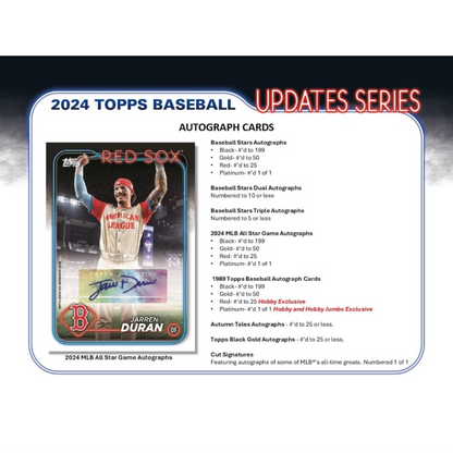 2024 Topps Update Series Baseball Blaster, 40 Box Case