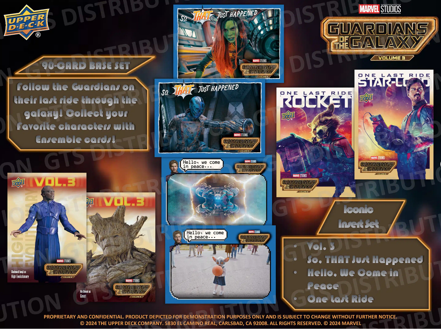 Upper Deck Marvel Guardians Of The Galaxy Vol 3 Hobby, Box
