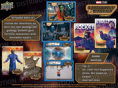 Upper Deck Marvel Guardians Of The Galaxy Vol 3 Hobby, Box