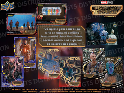 *LAST CASE* Upper Deck Marvel Guardians Of The Galaxy Vol 3 Hobby, 12 Box Case