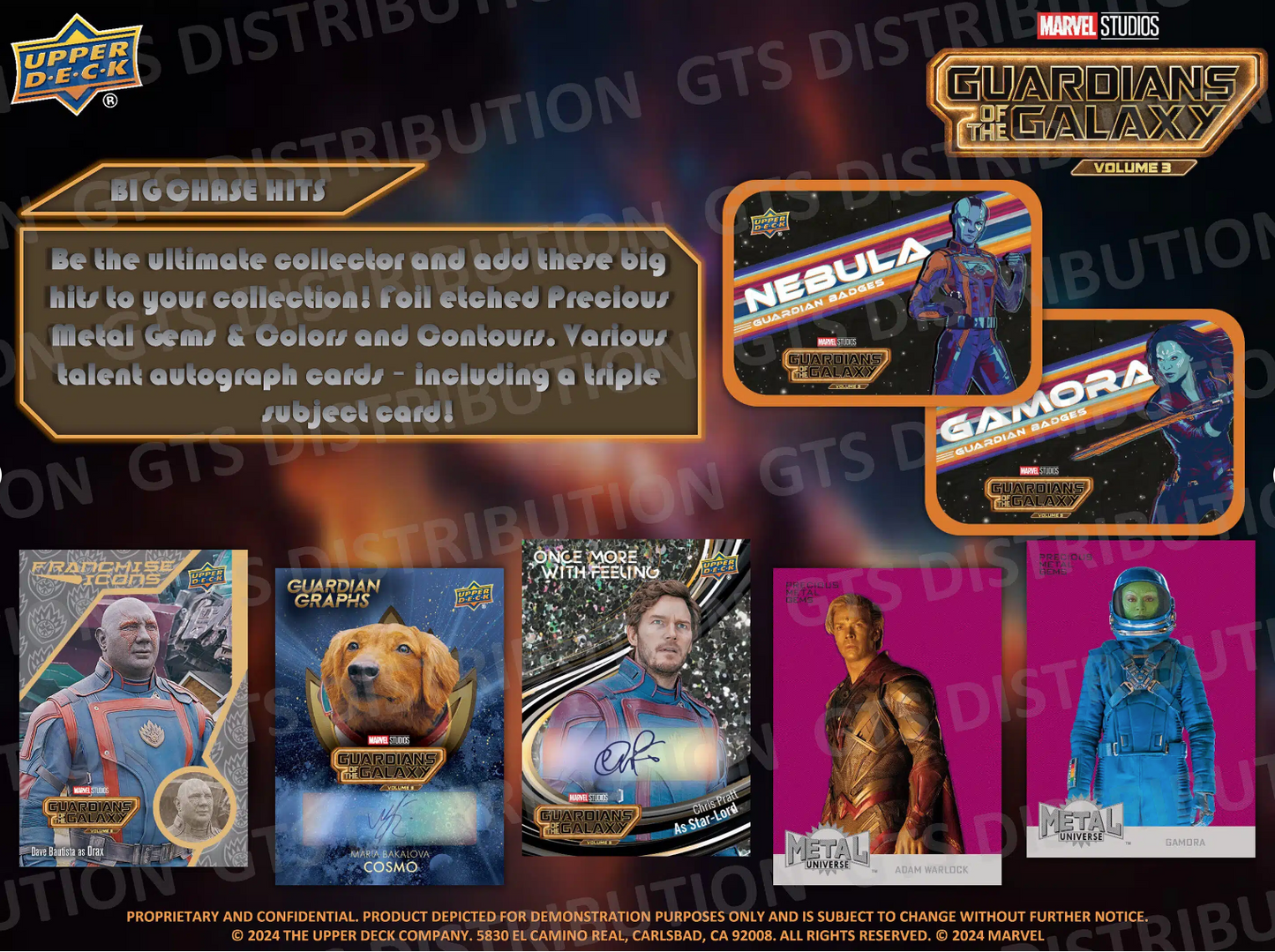 Upper Deck Marvel Guardians Of The Galaxy Vol 3 Hobby, Box