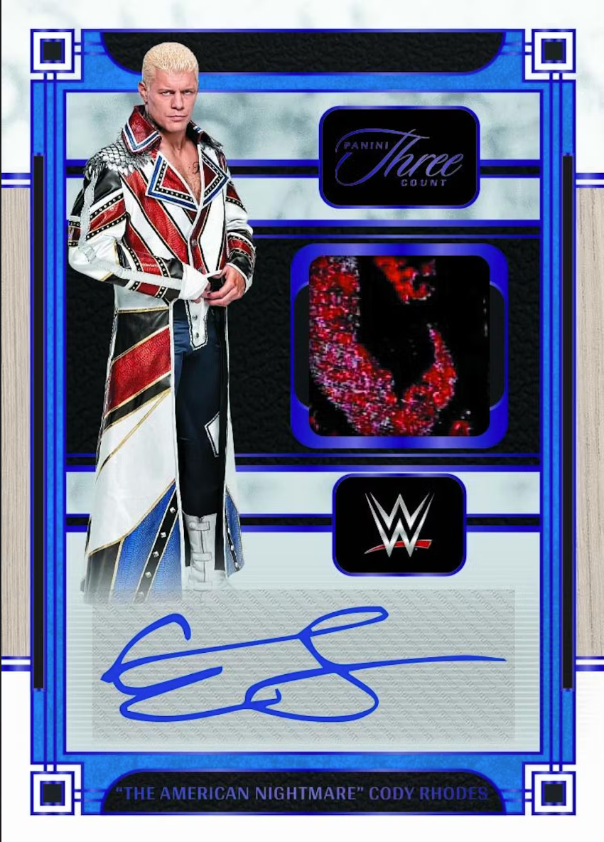 2024 Panini Three Count WWE Hobby, 10 Box Case
