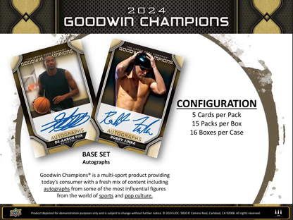 2024 Upper Deck Goodwin Champions Multi-Sport Hobby, Box