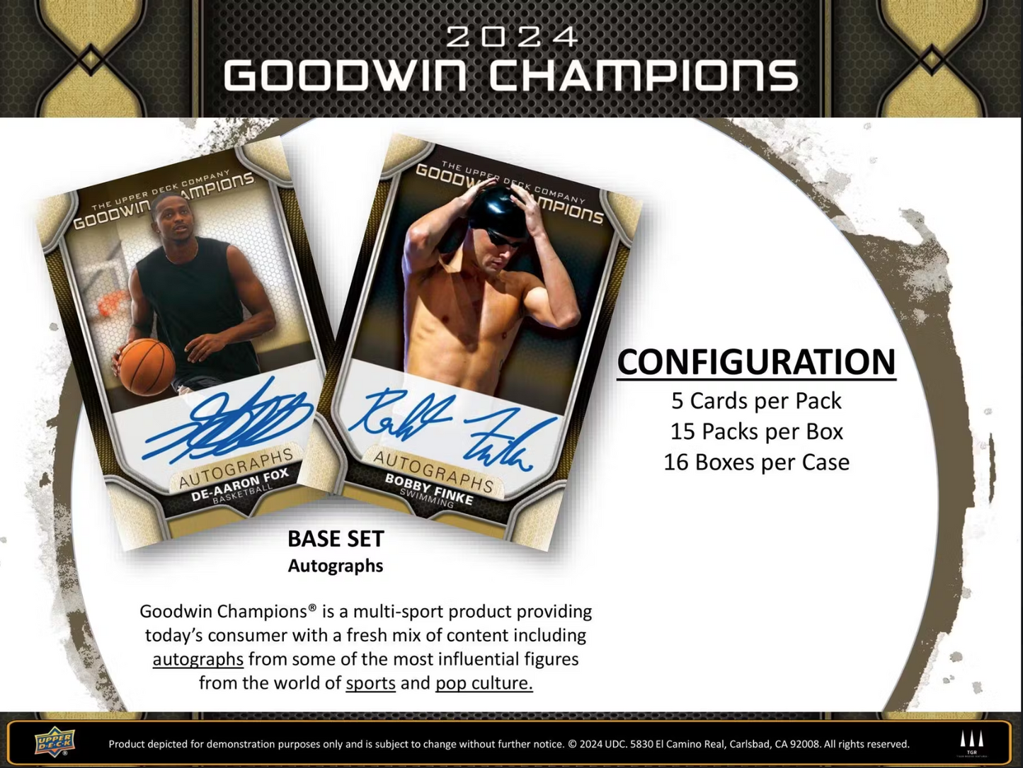 2024 Upper Deck Goodwin Champions Multi-Sport Hobby, Pack