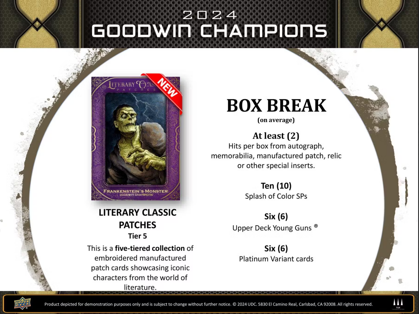 2024 Upper Deck Goodwin Champions Multi-Sport Hobby, 16 Box Case