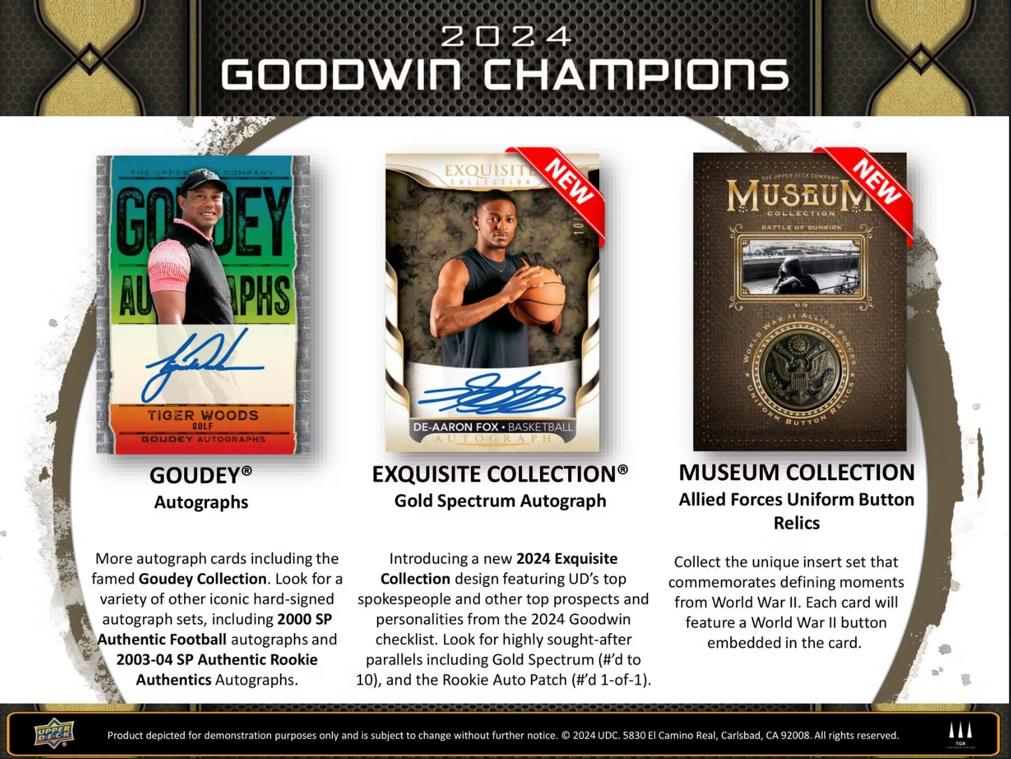 2024 Upper Deck Goodwin Champions Multi-Sport Hobby, Pack