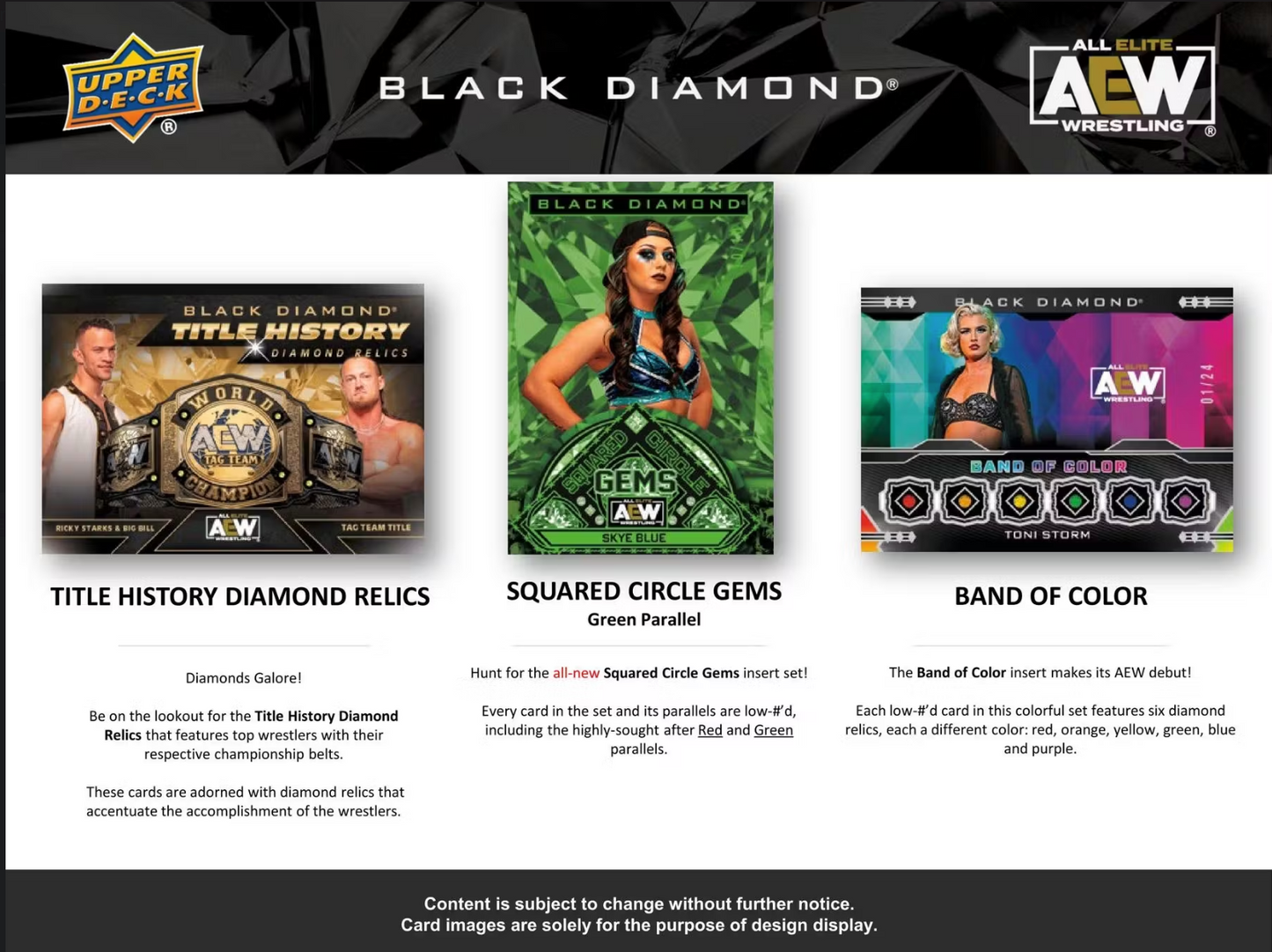 2024 Upper Deck AEW Black Diamond Wrestling Hobby, Box