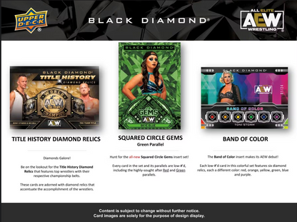 2024 Upper Deck AEW Black Diamond Wrestling Hobby, Box