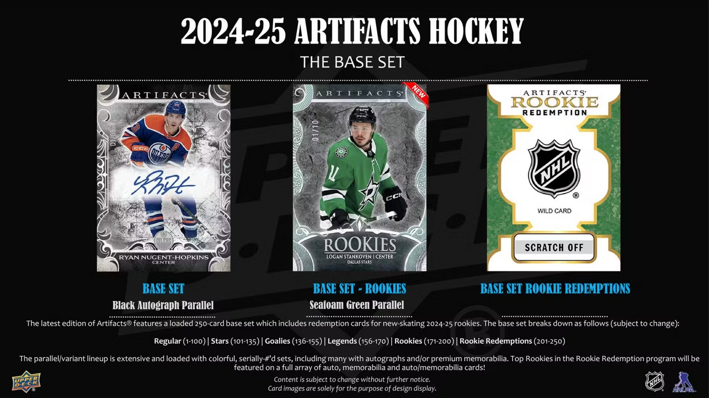 2024-25 Upper Deck Artifacts Hockey Hobby, Pack