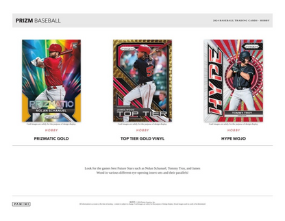 2024 Panini Prizm Baseball Hobby, 12 Box Case