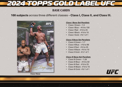 *LAST BOX* 2024 Topps UFC Gold Label Hobby, Box