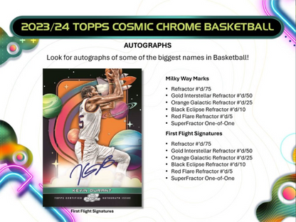 2023-24 Topps Cosmic Chrome Basketball Hobby, Box