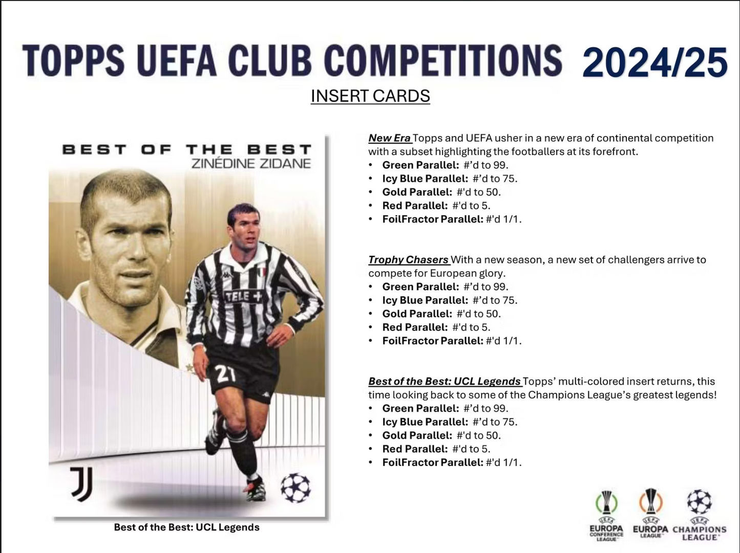 *LAST CASE* 2024-25 Topps UEFA Club Competitions Soccer Blaster, 40 Box Case