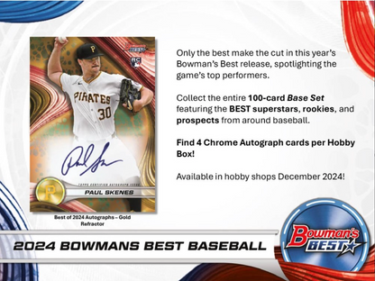 2024 Bowman's Best Baseball Hobby, Box