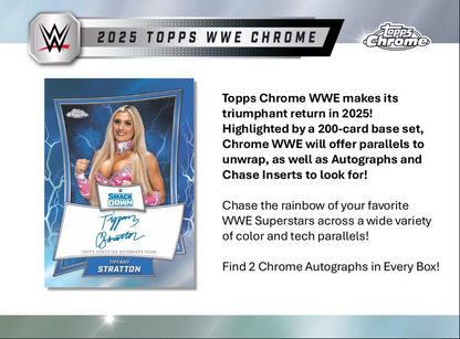 2025 Topps WWE Chrome Hobby, Pack