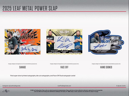 2025 Leaf Power Slap Hobby, 10 Box Case